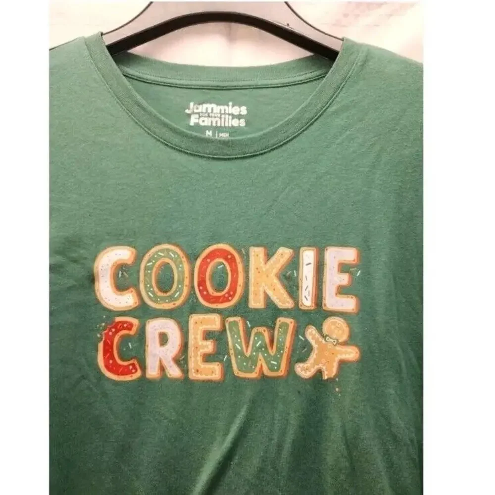 Cuddl Duds Pajama Set Mens Size Med Gingerbread Man Fleece White - Picture 8 of 11